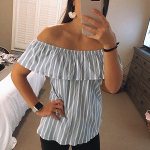 Off the shoulder top - size small